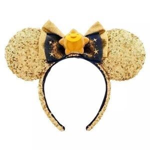 Wish Sequined Ear Headband Adults Disney Parks NWT Star Asha Minnie Ears